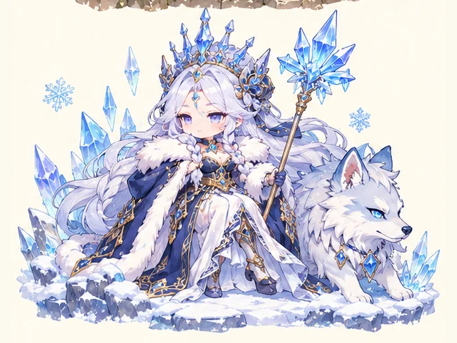 ราชินีฟิมเบล กับหมาป่าสโคล บอสในเกม Eternal Saga